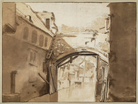 P 089
          <br/>
          Stadsgracht met hoge brug
          <br/>
          <em>Wijck, Thomas (ca.1616-1677) - toegeschreven aan</em>